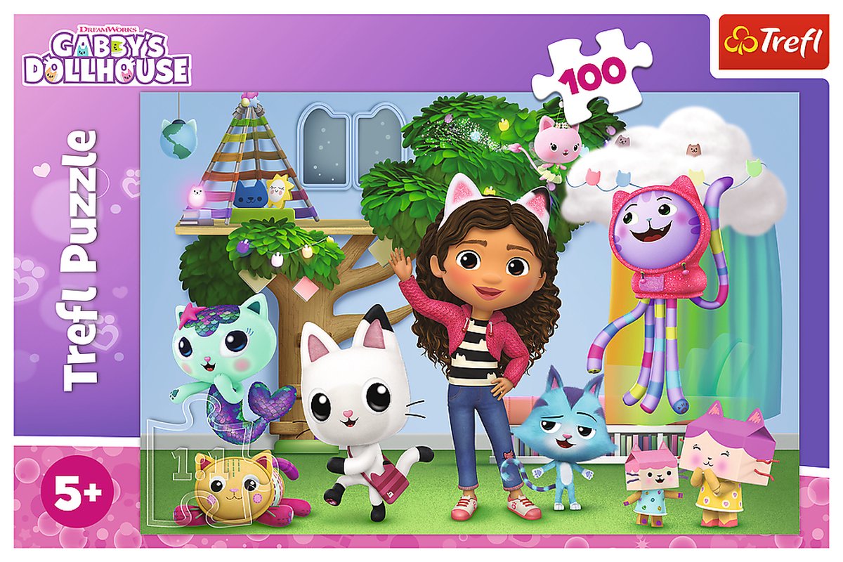 Gabbys Dollhouse Puzzel - Cats - 100 st